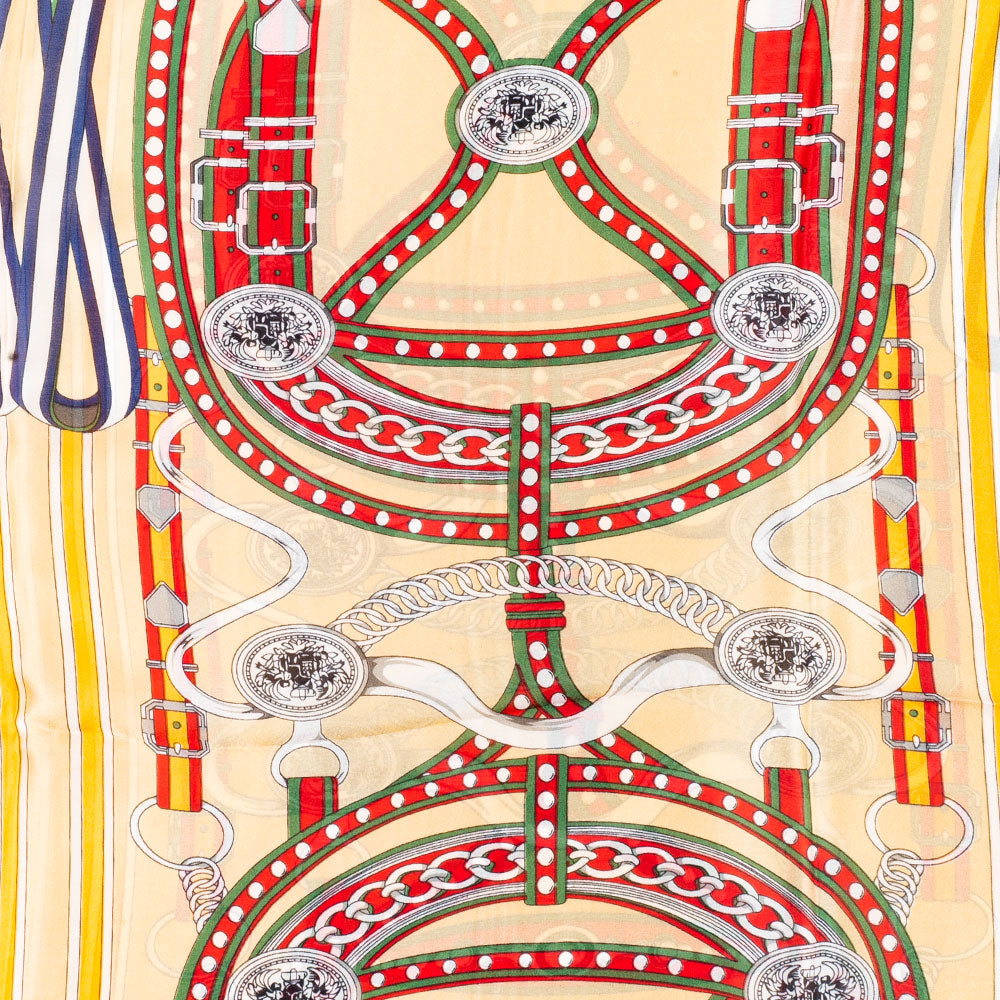 Bufanda lujosa escape de las cadenas, 85 x 180 cms, crema, 100% seda vegana 3 