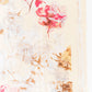 Bufanda floraciones y letras, 85 x 180 cms, blanco, 100% seda vegana