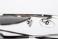 Emporia Italy - Gafas de sol piloto "JEFE", gafas de sol polarizadas con filtro UV con  estuche y paño de limpieza, lentes gris oscuro, montura plateada