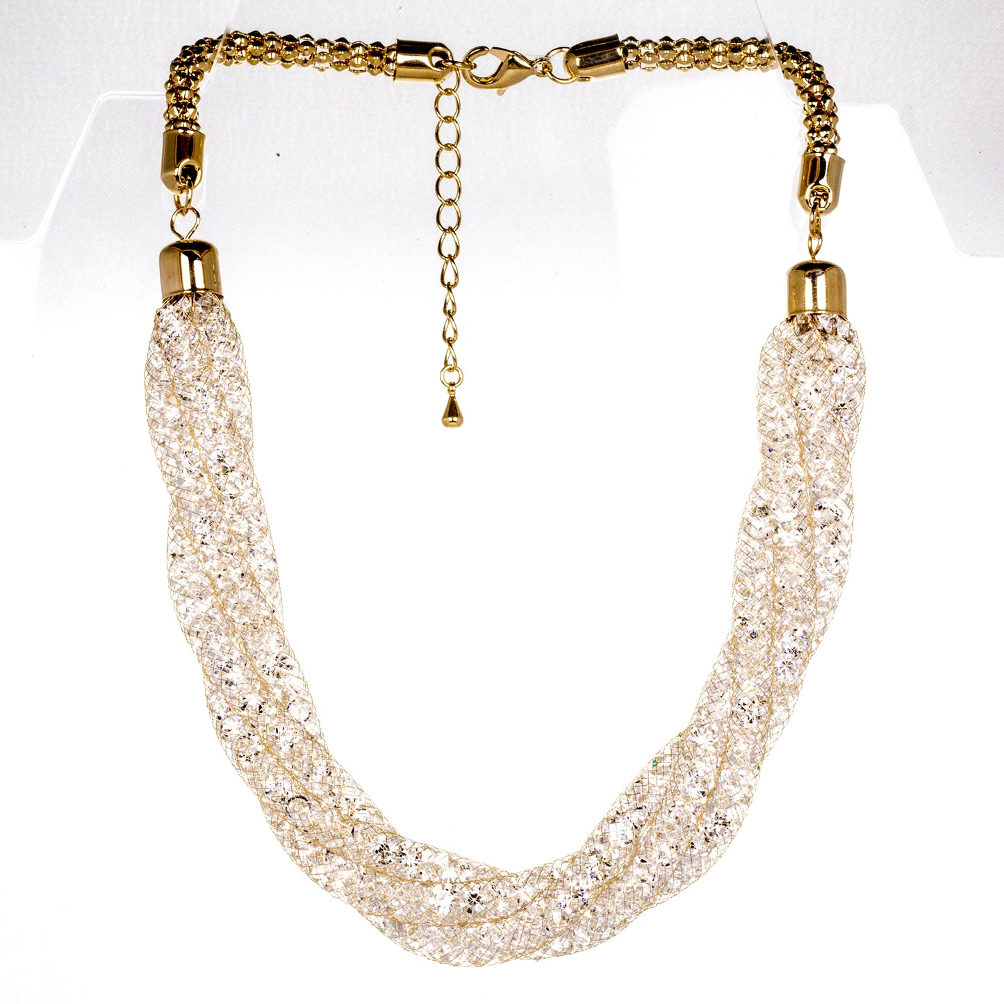 Conjunto de Aleación Bañado en Oro con Cristal Emporia® Multicolor