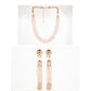 Conjunto de Aleación Bañado en Oro con Cristal Emporia® Multicolor