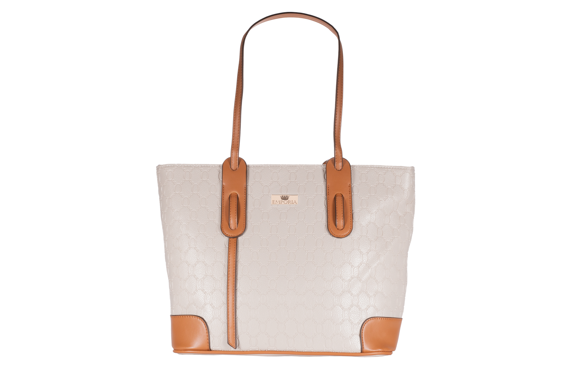 Emporia set de 4 bolsos, beige y marrón 5 
