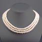Conjunto de Aleación Bañado en Oro con Perla de cristal ( Collar )