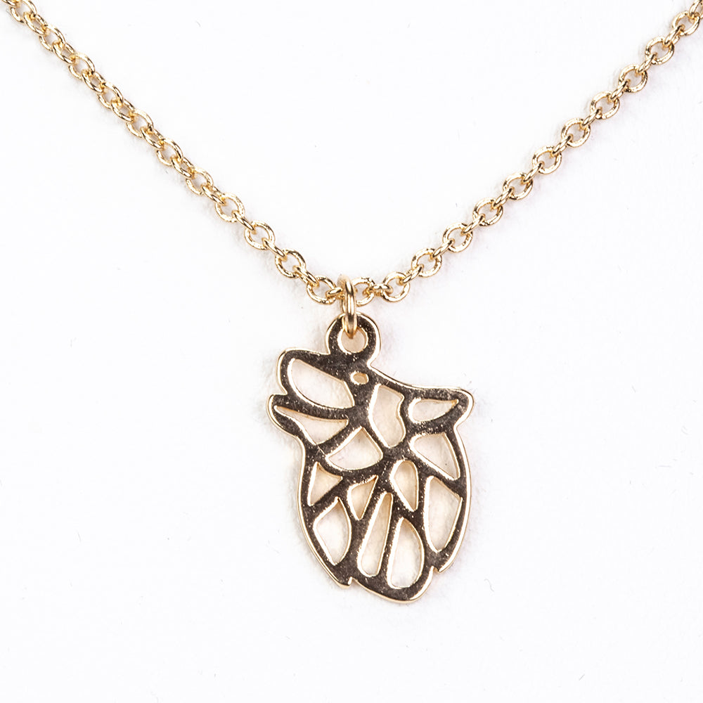 Conjunto de Aleación Bañado en Oro ( Collar +Pulsera ) 2 
