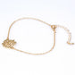 Conjunto de Aleación Bañado en Oro ( Collar +Pulsera )