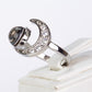 Anillo de Aleación Bañado en Oro con Cristal Emporia® Blanco