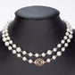 Collar de Aleación Bañado en Oro con Perla de cristal