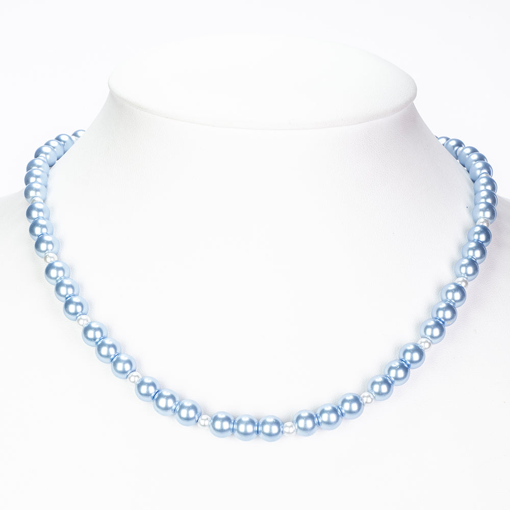 Collar Cuenta con Perla de cristal 1 