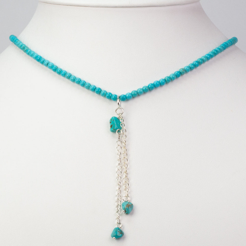 Collar de Plata con Turquesa 1 
