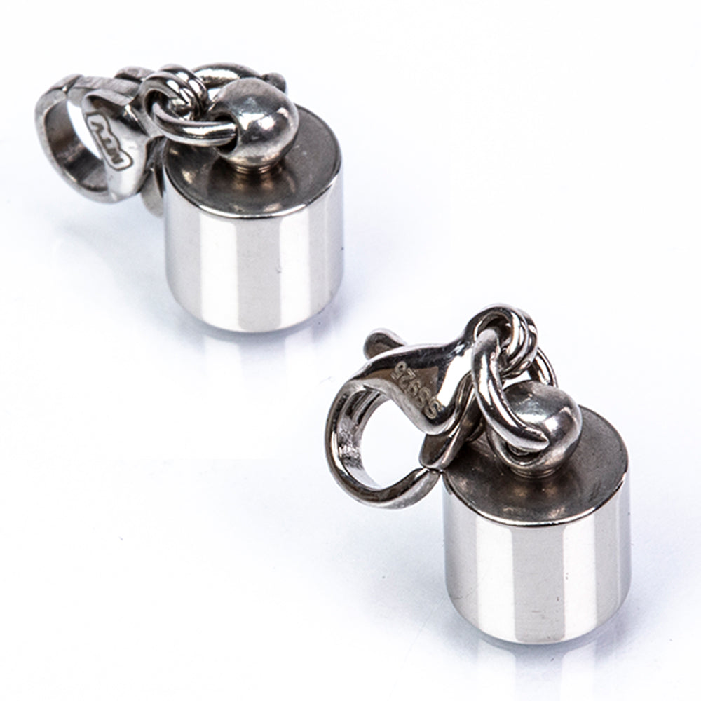 Cerradura magnética de plata esterlina 5 