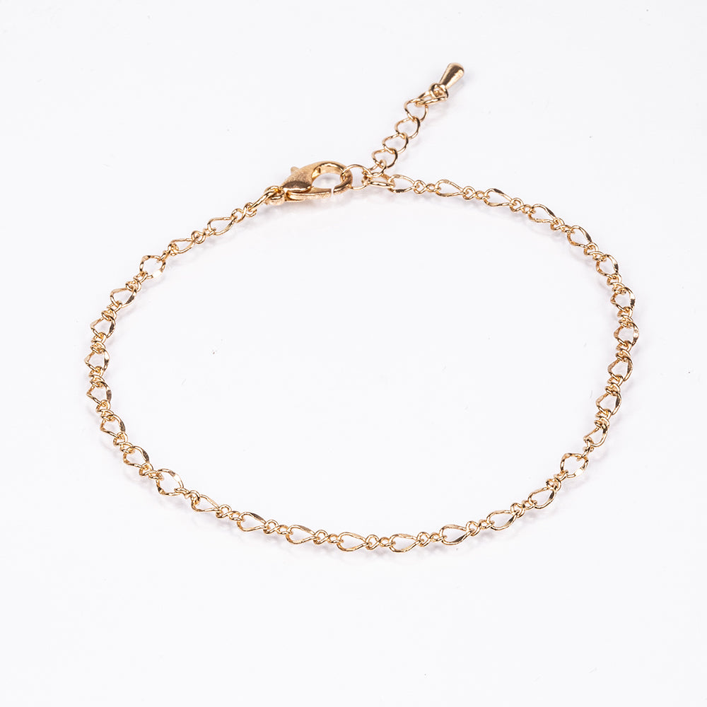 Conjunto de Aleación Bañado en Oro con Cristal Emporia® Blanco ( Collar +Pendientes +Pulsera )