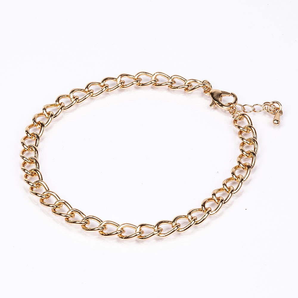 Conjunto de Aleación Bañado en Oro con Cristal Emporia® Blanco ( Collar +Pendientes +Pulsera ) 8 