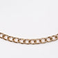 Conjunto de Aleación Bañado en Oro con Cristal Emporia® Blanco ( Collar +Pendientes +Pulsera )