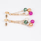 Conjunto de Aleación Bañado en Oro ( Collar +Pendientes +Pulsera )
