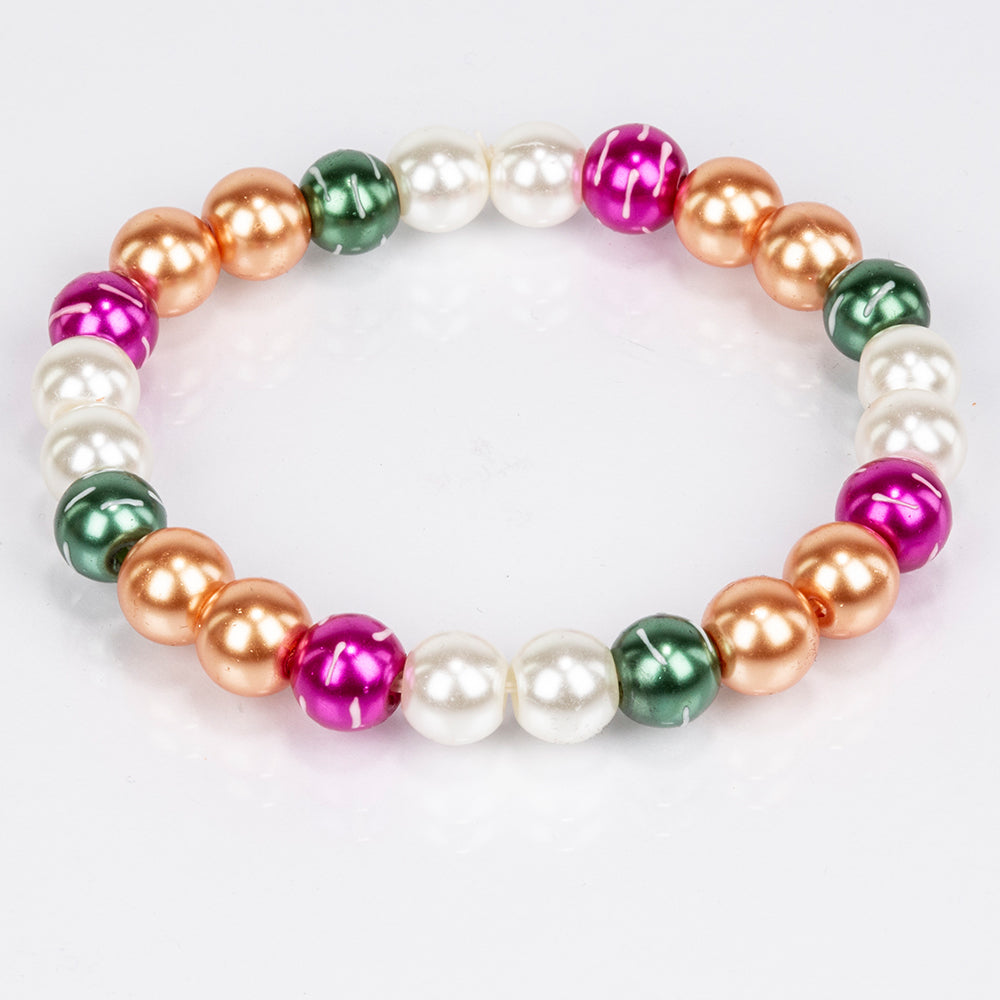 Conjunto de Aleación Bañado en Oro ( Collar +Pendientes +Pulsera )