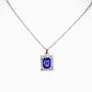 Reloj de Aleación Bañado en Oro con Cristal Emporia® Azul y Cristal Emporia® Blanco ( Collar +Pendientes +Colgante )