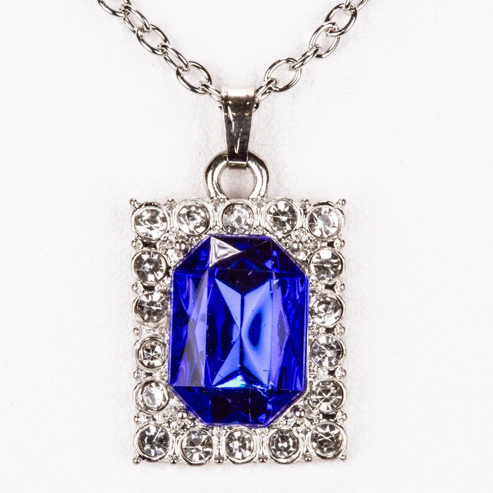 Reloj de Aleación Bañado en Oro con Cristal Emporia® Azul y Cristal Emporia® Blanco ( Collar +Pendientes +Colgante ) 5 