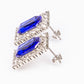 Reloj de Aleación Bañado en Oro con Cristal Emporia® Azul y Cristal Emporia® Blanco ( Collar +Pendientes +Colgante )