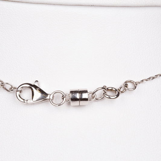 Cerradura magnética de plata esterlina