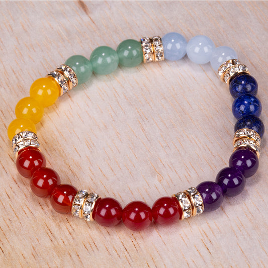 Pulsera con Ágata Roja y Cornalina