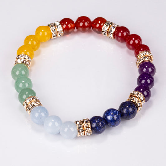 Pulsera con Ágata Roja y Cornalina