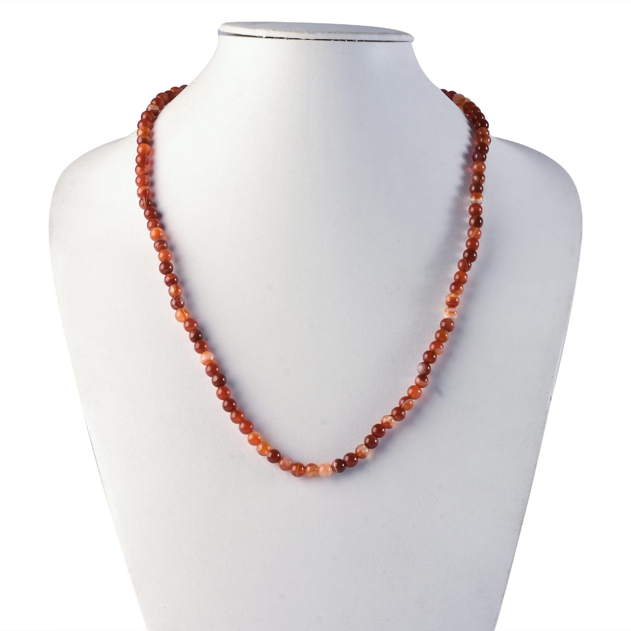 Conjunto de Plata Bañada en Oro con Ágata Roja ( Collar +Pendientes +Pulsera )