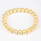 Conjunto de Plata Bañada en Oro con Perla de concha ( Pendientes +Pulsera )