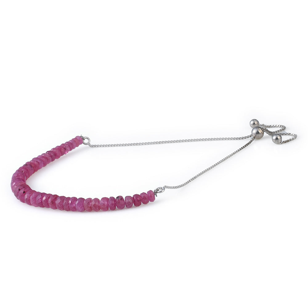Pulsera de Plata con Rubí de Mozambique 2 