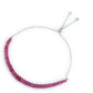 Pulsera de Plata con Rubí de Mozambique