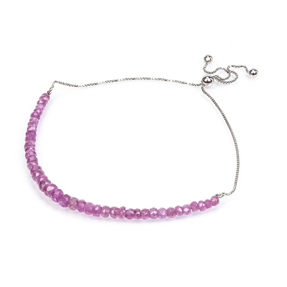 Pulsera de Plata con Rubí de Mozambique