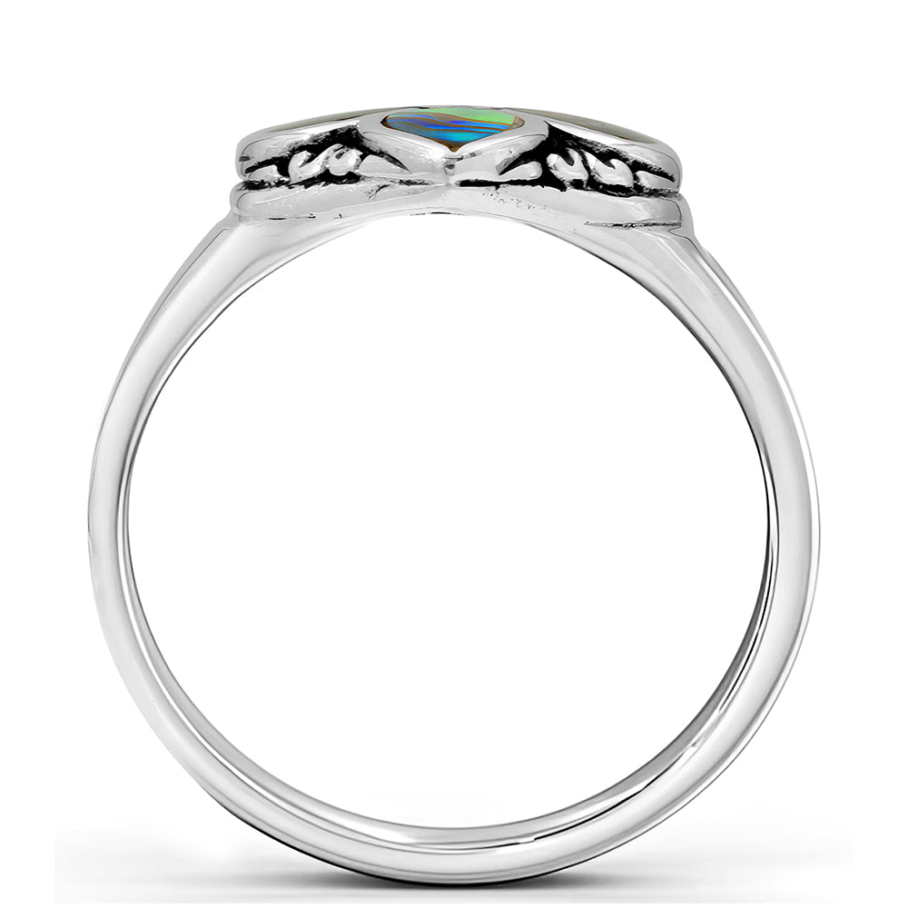 Anillo de Plata con Concha de abulón