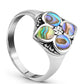 Anillo de Plata con Concha de abulón