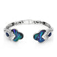 Pulsera de Plata con Concha de abulón y Lapislázuli