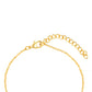 Collar de Plata Bañada en Oro con Lapislázuli