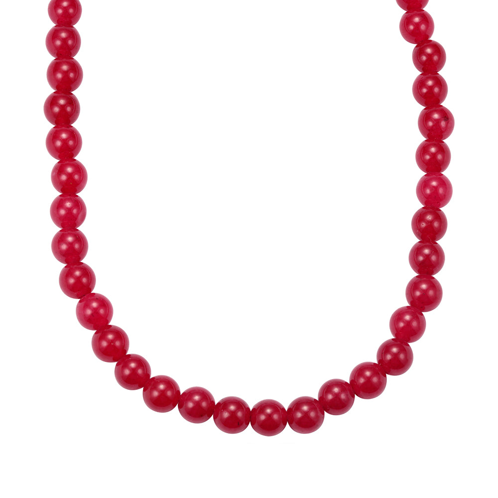 Collar de Aleación Bañado en Oro con Jade 2 
