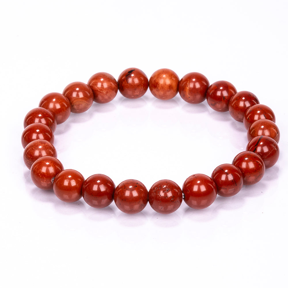 Pulsera Cuenta con Jaspe rojo 1 