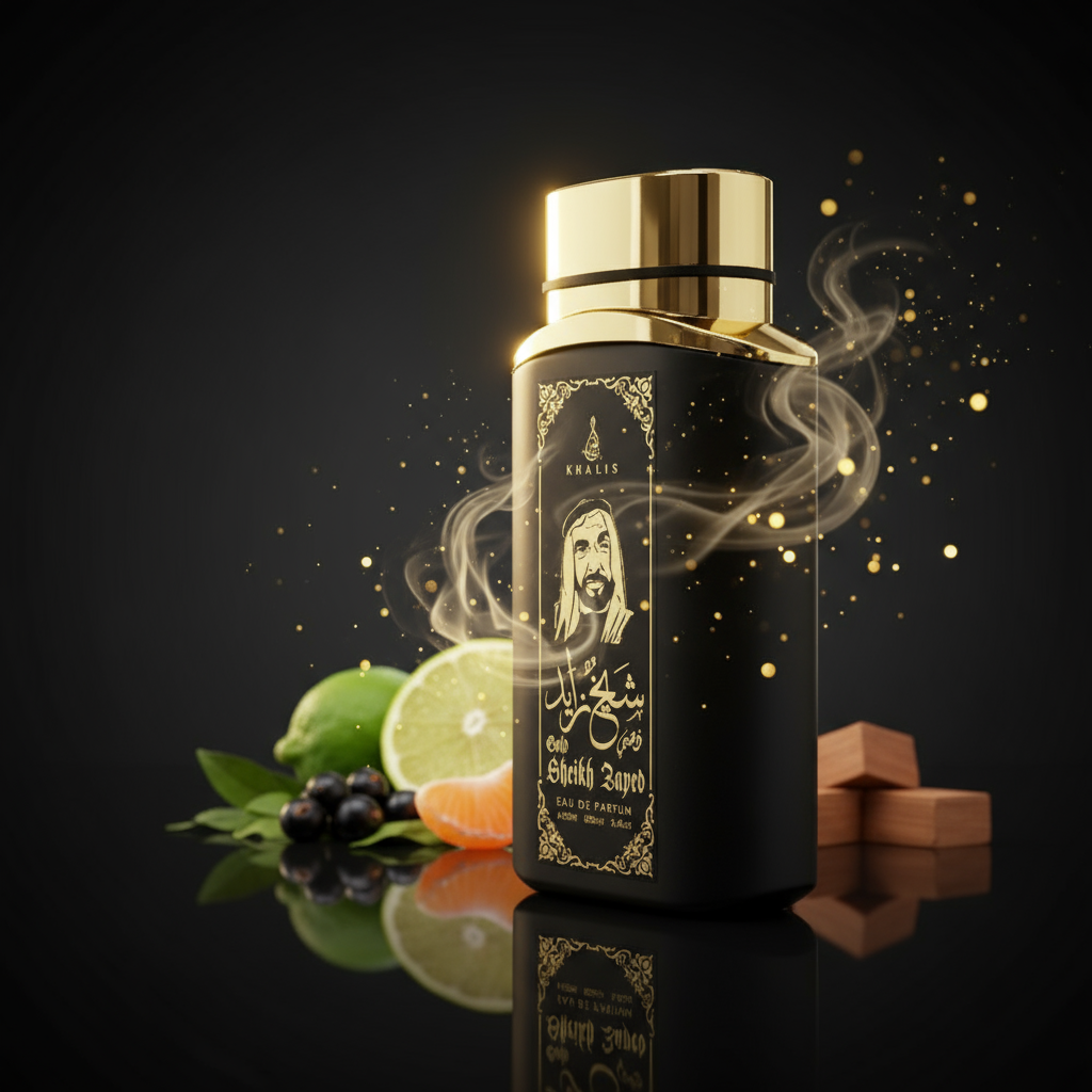 100 ml Eau de Perfume SHEIKH ZAYED GOLD Fragancia especiada amaderada para hombre 8 