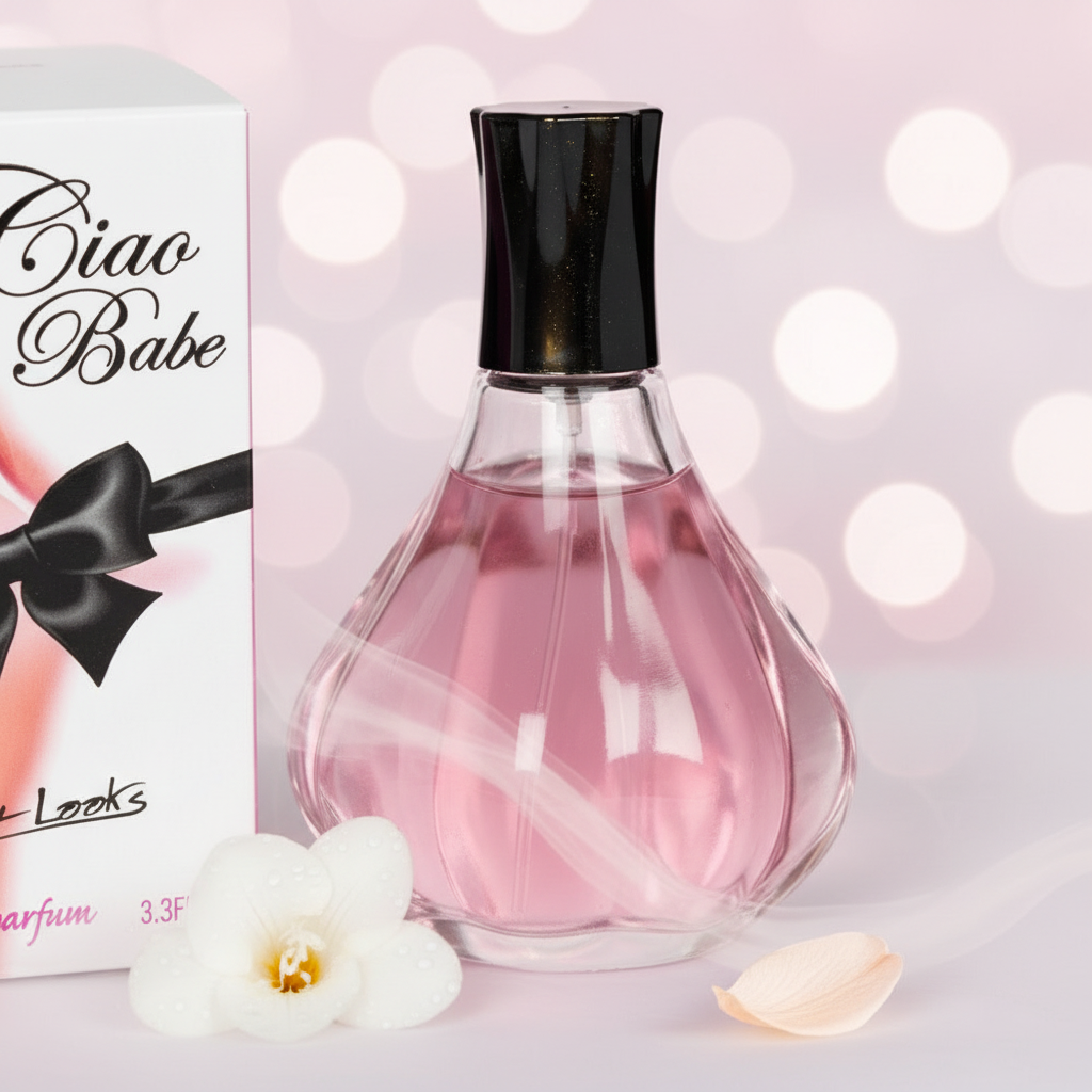 100 ml Eau de Perfume "CIAO BABE" Fragancia Floral Frutal para Mujer, con contenido de aceite de fragancia 2% 4 