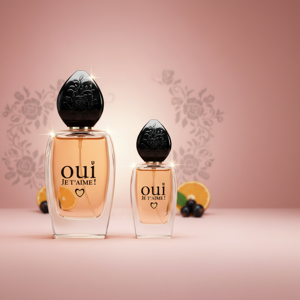 100 ml + 30 ml Eau de Perfume "OUI JE T'AIME" Chipre - Fragancia Frutal para Mujer 3 