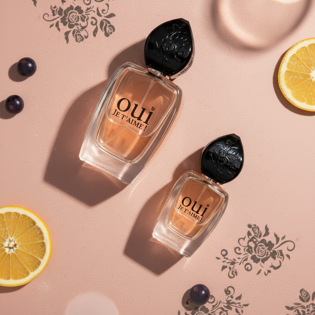 100 ml + 30 ml Eau de Perfume "OUI JE T'AIME" Chipre - Fragancia Frutal para Mujer 5 