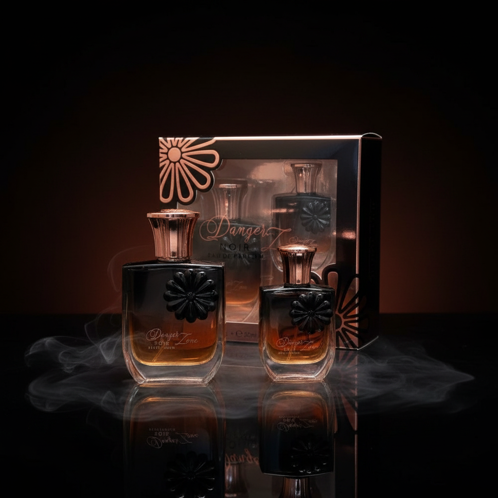 100 ml + 30 ml Eau de Perfume "DANGER ZONE NOIR" Oriental – Fragancia de Vainilla para Mujer