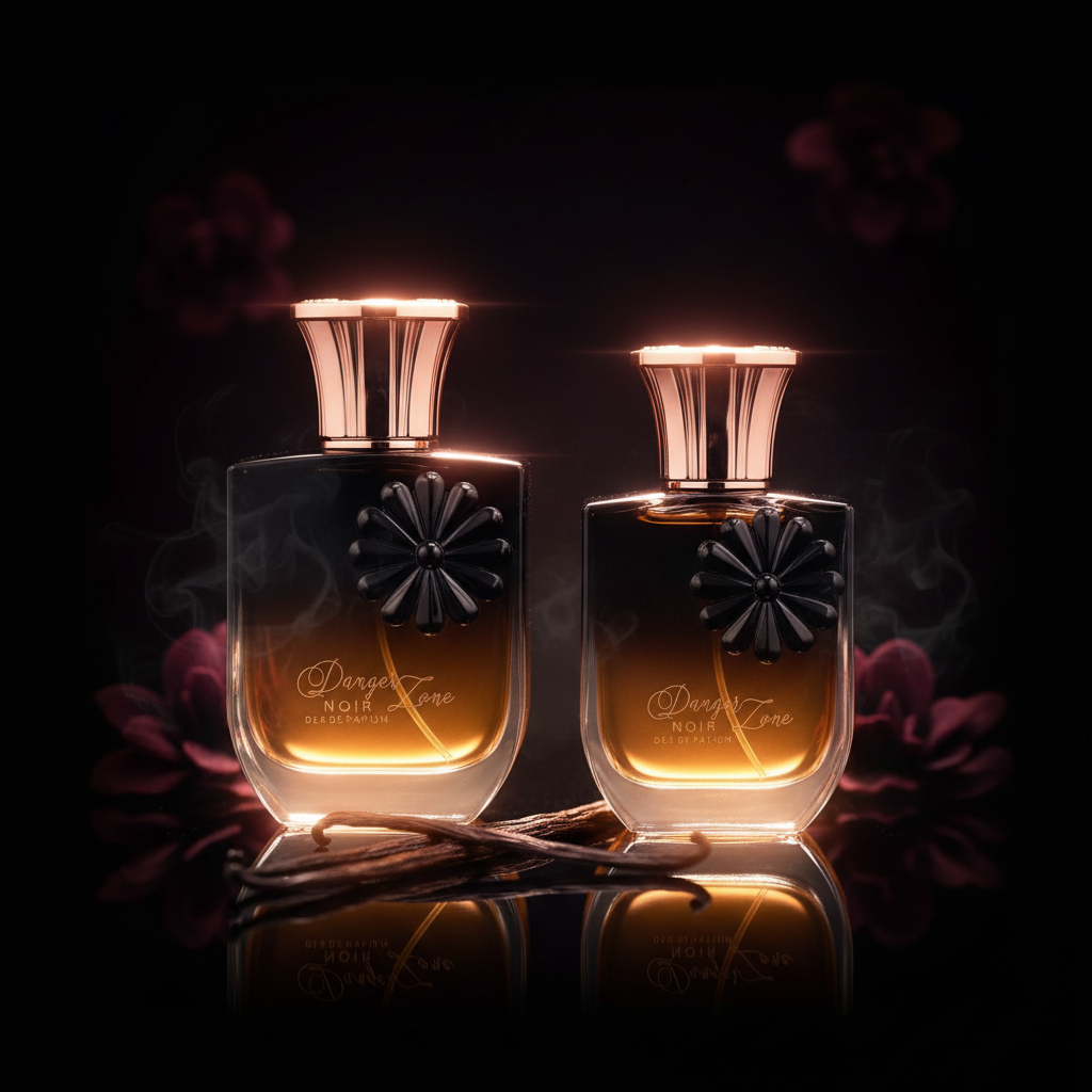 100 ml + 30 ml Eau de Perfume "DANGER ZONE NOIR" Oriental – Fragancia de Vainilla para Mujer 2 