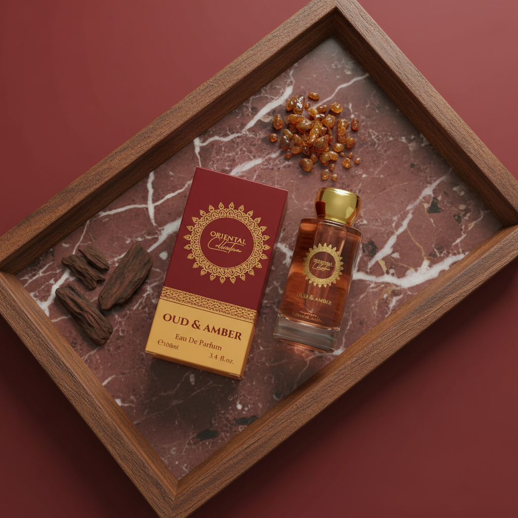 OUD AND AMBER 100ml EDP Exclusiva y elegante fragancia unisex. Exclusivo oud, dulce 6 