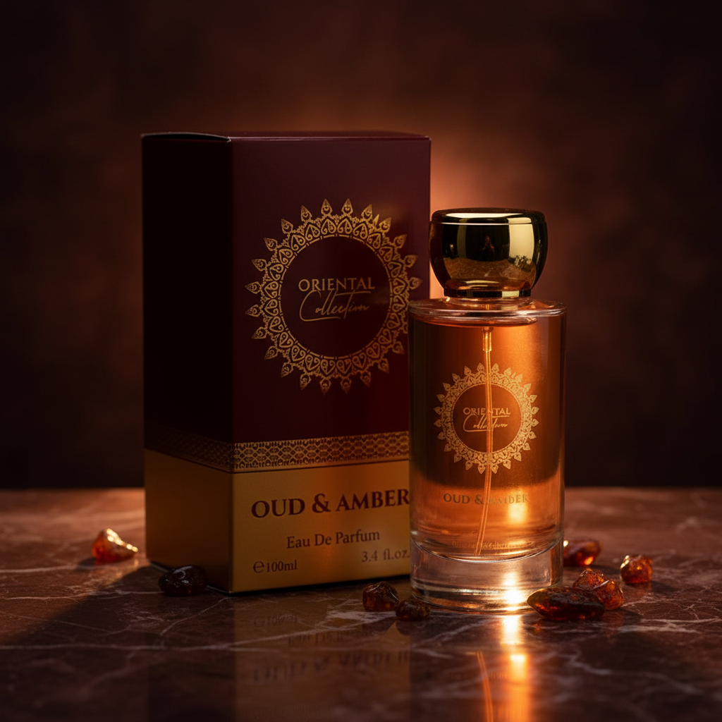 OUD AND AMBER 100ml EDP Exclusiva y elegante fragancia unisex. Exclusivo oud, dulce