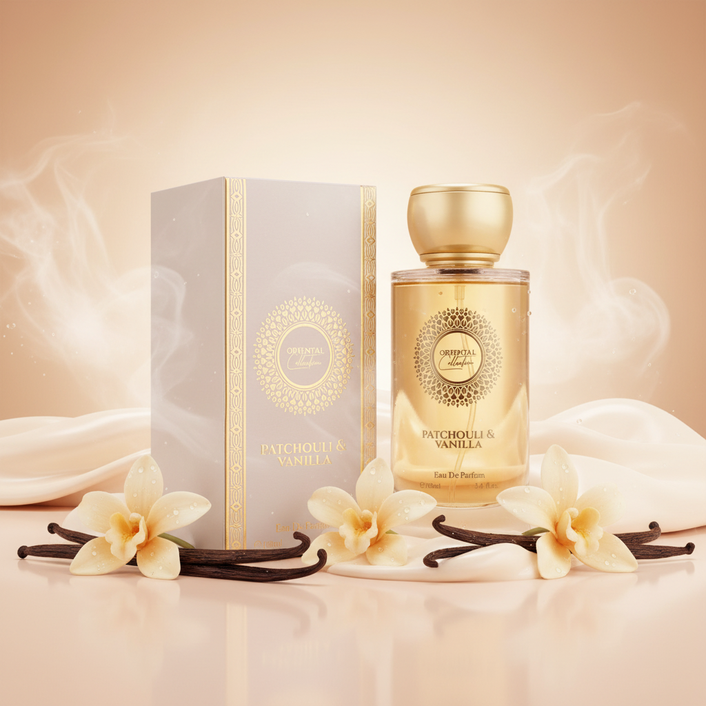PATCHOULI &VANILLA 100ml EDP 100 ml Fragancia para mujeres amaderada, elegante, empolvada y oriental