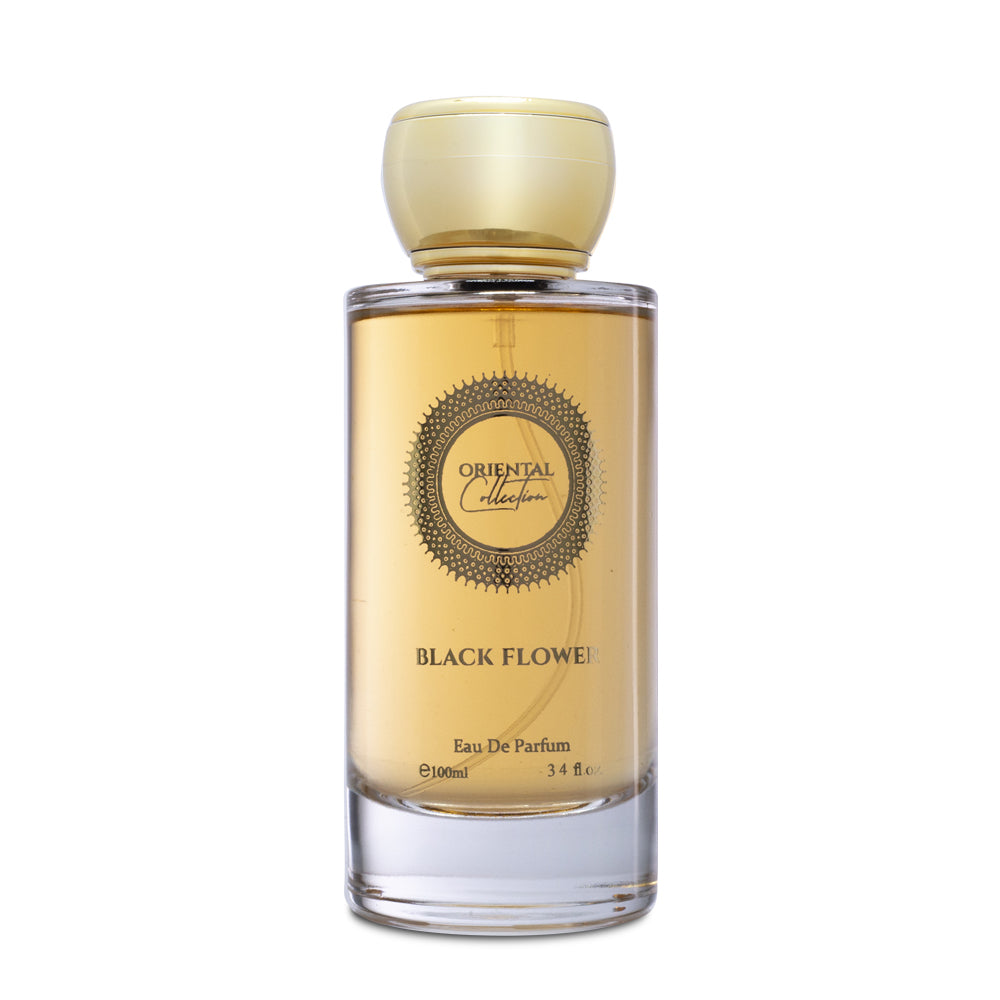 BLACK FLOWER 100ml EDP Fragancia unisex, sensual, dulce, retadora