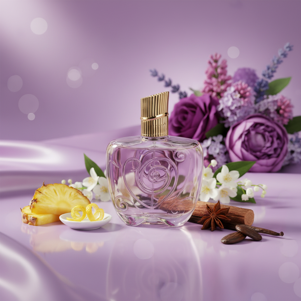 LEAVE MY LOVER PURPLE, EDP 100 ml, fragancia oriental avainillada para mujeres 3 