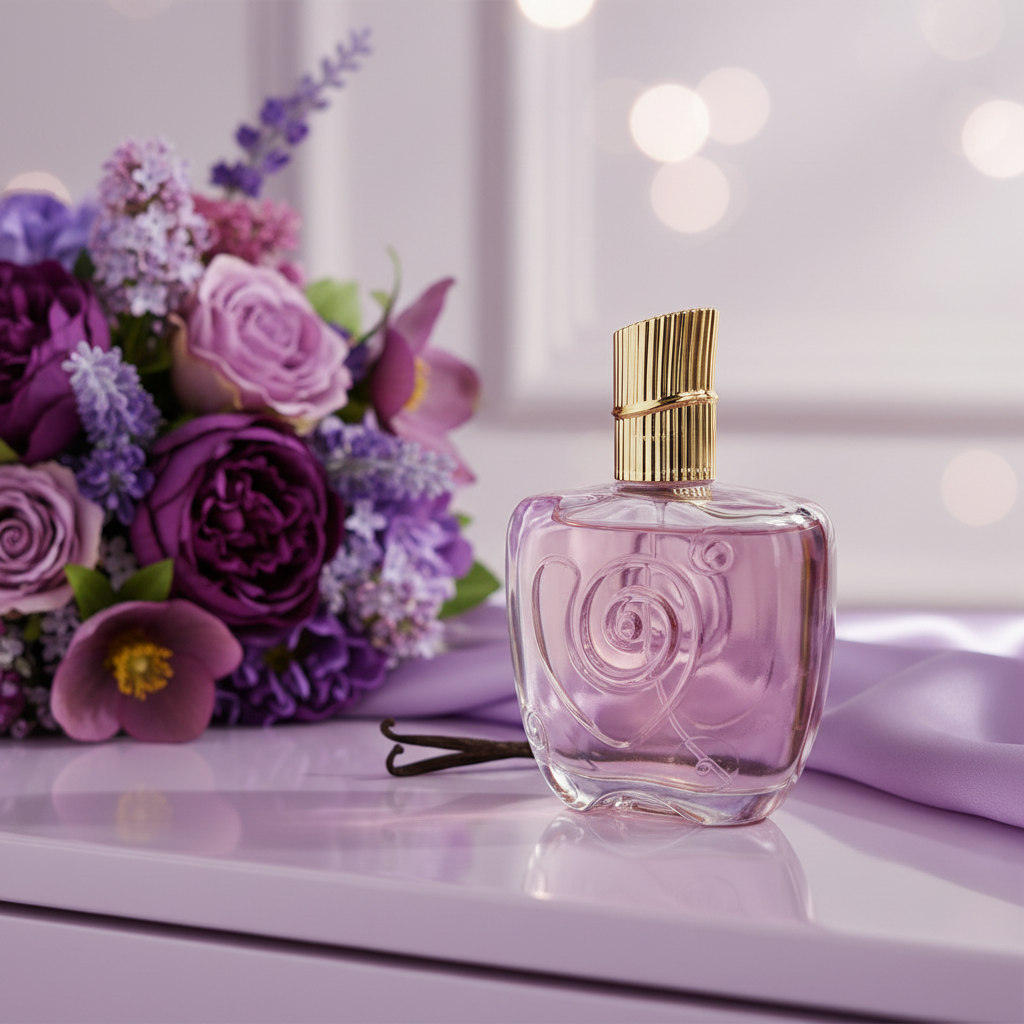 LEAVE MY LOVER PURPLE, EDP 100 ml, fragancia oriental avainillada para mujeres 5 