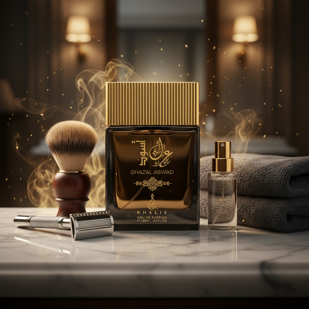 " Ghazal Aswad" EDP 100ml, fragancia floral afrutada para hombres 4 