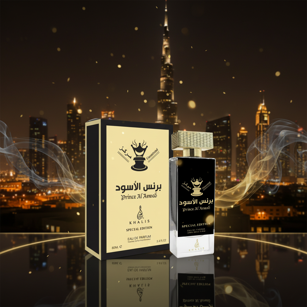 " Prince Al Aswad" EDP 80 ml, fragancia oriental para hombres 5 